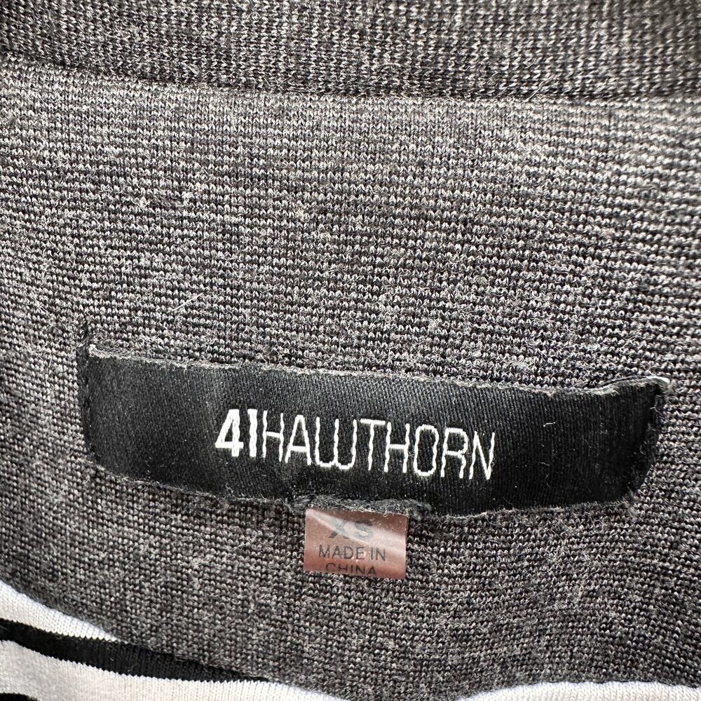 41HAWTHORN Stitch Fix Charcoal Gray Stretch Collared Blazer // XS - Picture 4 of 9